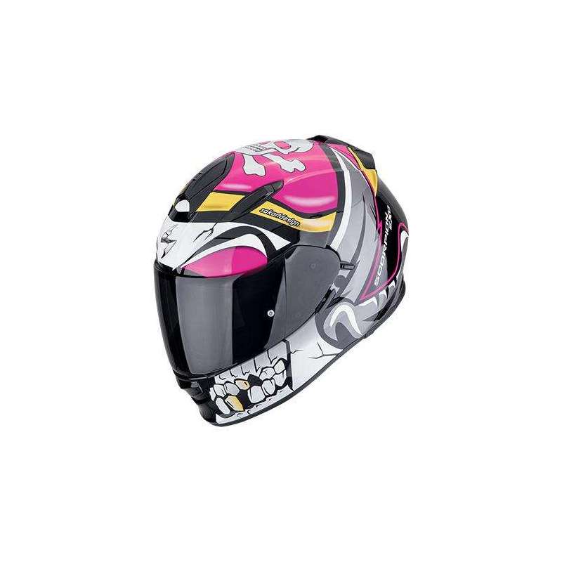 Casque Intégral SCORPION EXO-491 PIRATE Rose
