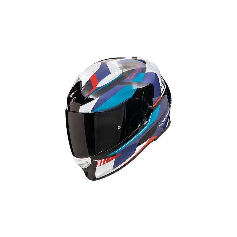 Casque Intégral SCORPION EXO-491 ABILIS Noir-Bleu-Rouge