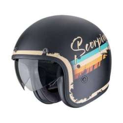 Casque Jet SCORPION BELFAST EVO ADONIS Noir mat-Beige