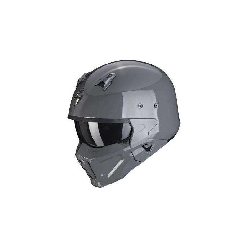 Casque Intégral SCORPION COVERT-X Gris Ciment Casque Intégral SCORPION COVERT-X Gris Ciment