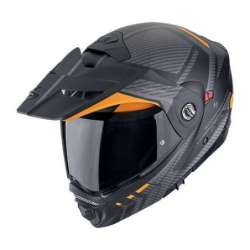 Modulierbarer Helm SCORPION ADX-2 LEWIS Mattschwarz-Orange