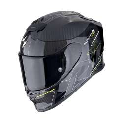 Casque Intégral SCORPION EXO-R1 EVO CARBONE CYNERGY AIR Noir-Jaune fluo