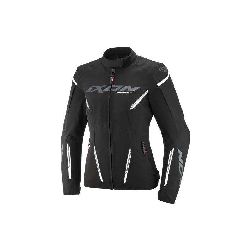 Veste Ixon Lady STRIKER 2 Textile Noir Blanc