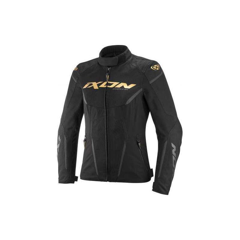 Veste Ixon Lady STRIKER 2 AIR WP L Noir Or Veste Ixon Lady STRIKER 2 AIR WP L Noir Or