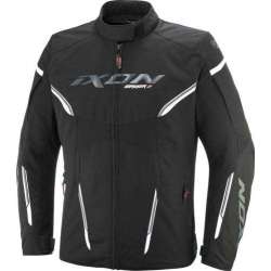 Veste Ixon Lady STRIKER 2 C L Textile C Sizing Noir Blanc