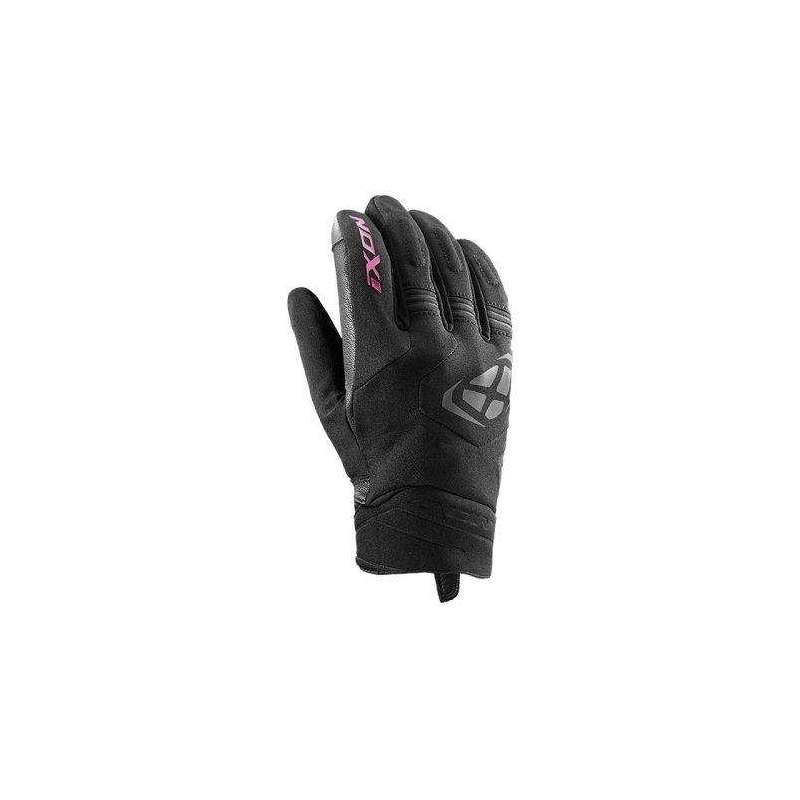 Gants Ixon Lady MS MIG 2 WP L Mi saison Noir Fushia