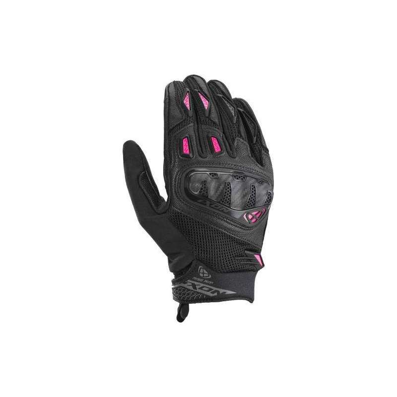 Handschuhe Ixon Lady RISE AIR 2 L Sommer Schwarz Fushia