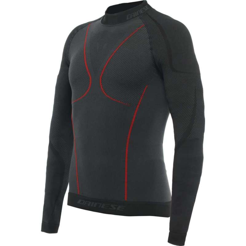 Funktionelles T-Shirt Dainese LS Thermo schwarz-rot