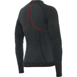T-shirt fonctionnel Dainese LS Thermo noir-rouge