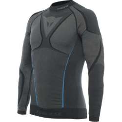 T-shirt fonctionnel Dainese LS Dry noir-bleu