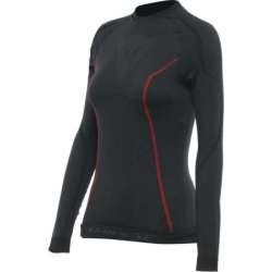 T-shirt fonctionnel Dainese LS Thermo pour femmes noir-rouge
