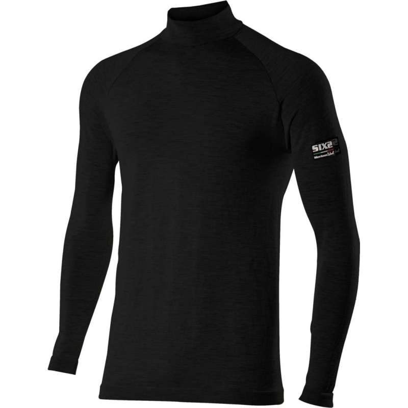 Funktionelles T-Shirt SIXS TS3 Merino schwarz