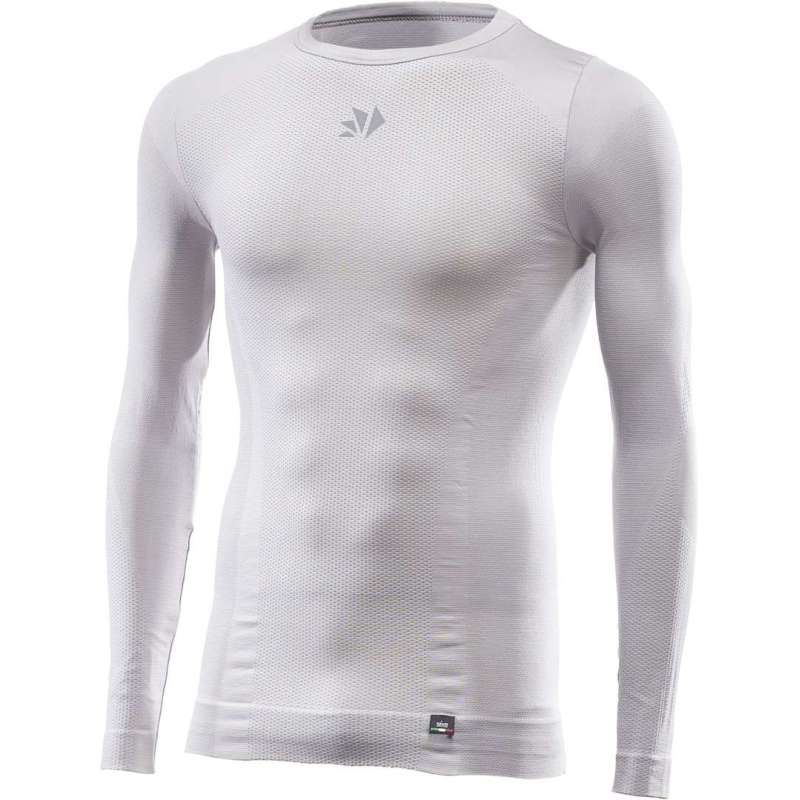 Funktionsshirt SIXS Langarmshirt TS2 V2 Silber- Weiß