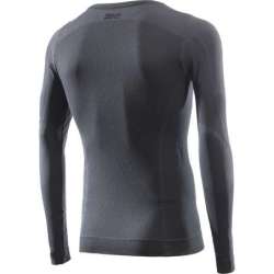 T-shirt fonctionnel SIXS à manches longues TS2 V2 gris foncé-noir