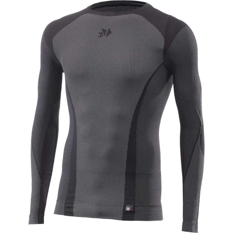 Funktionelles Langarmshirt SIXS TS2 V2 Schwarz-Carbon