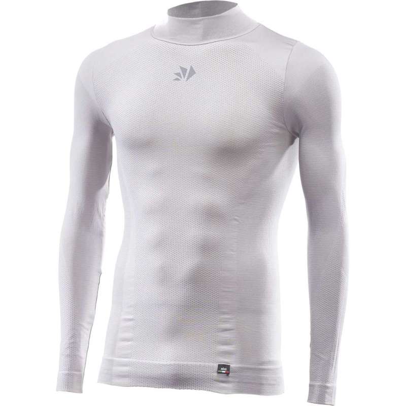T-shirt fonctionnel SIXS à manches longues TS3 V2 blanc-argenté