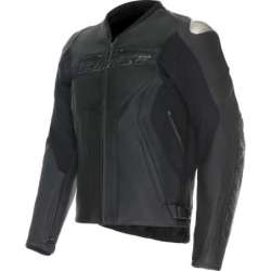 Veste Dainese en cuir Racing 5 S/T noir