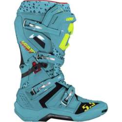 Stiefel Leatt 5.5 FlexLock V25 türkis gelb schwarz
