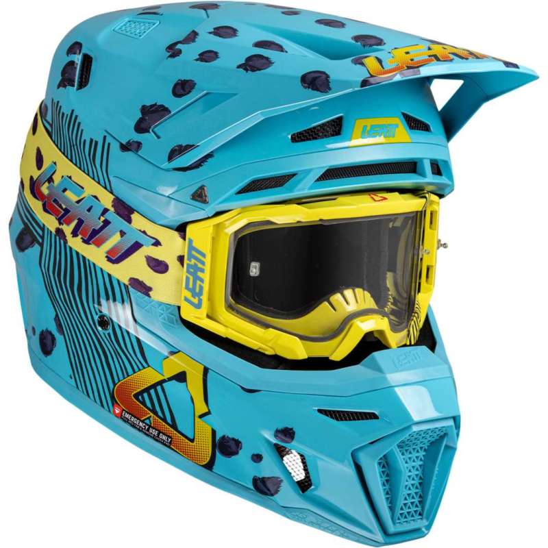 Helm Leatt Kit 8.5 V25 blau violett gelb