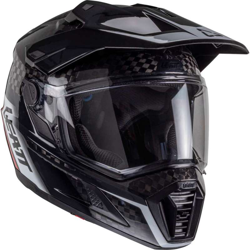 Casque Leatt Kit ADV 9.5 V25 carbon noir blanc rouge
