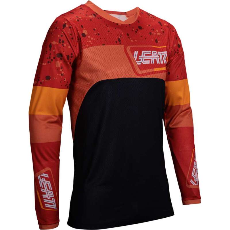 Jersey Leatt 4.5 Enduro burn orange black white