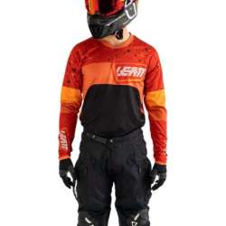 Jersey Leatt 4.5 Enduro burn orange black white
