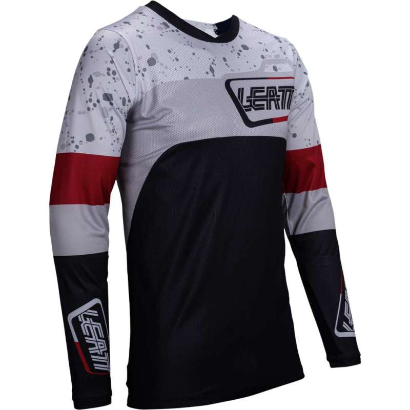 Jersey Leatt 4.5 Enduro ice black white grey