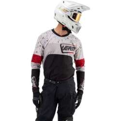 Jersey Leatt 4.5 Enduro ice black white grey