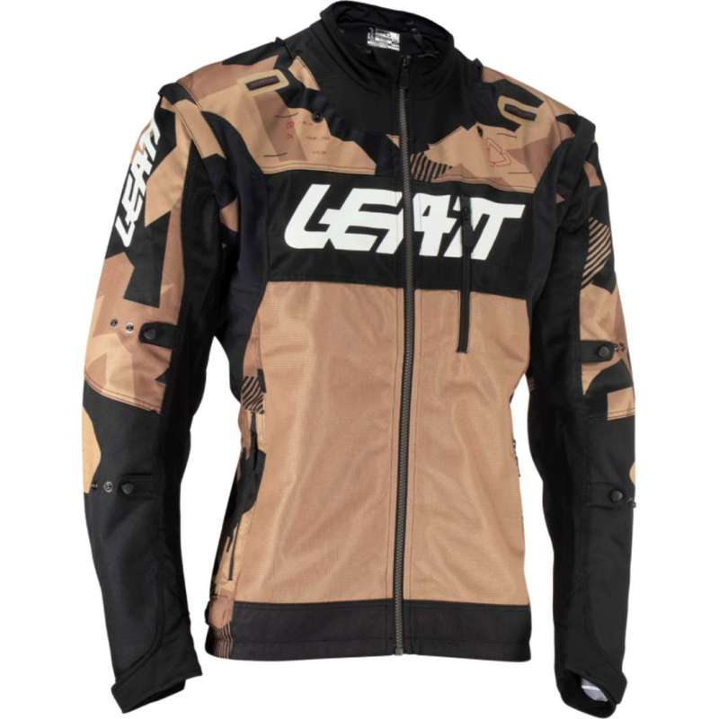 Jacke Leatt 4.5 X Flow Stone brown black white