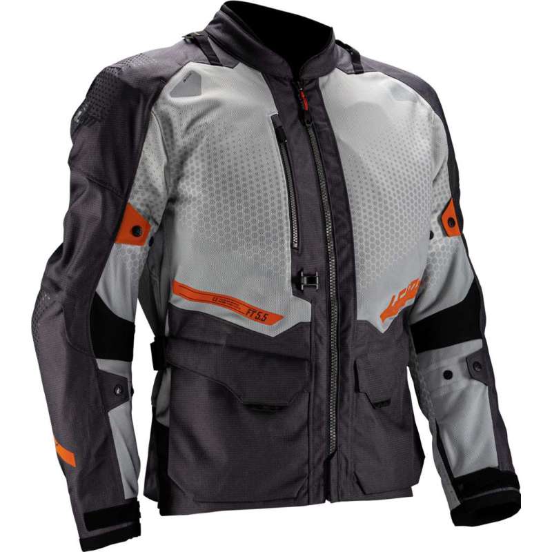 Veste Leatt ADV FlowTour 5.5 V25 gris beige noir