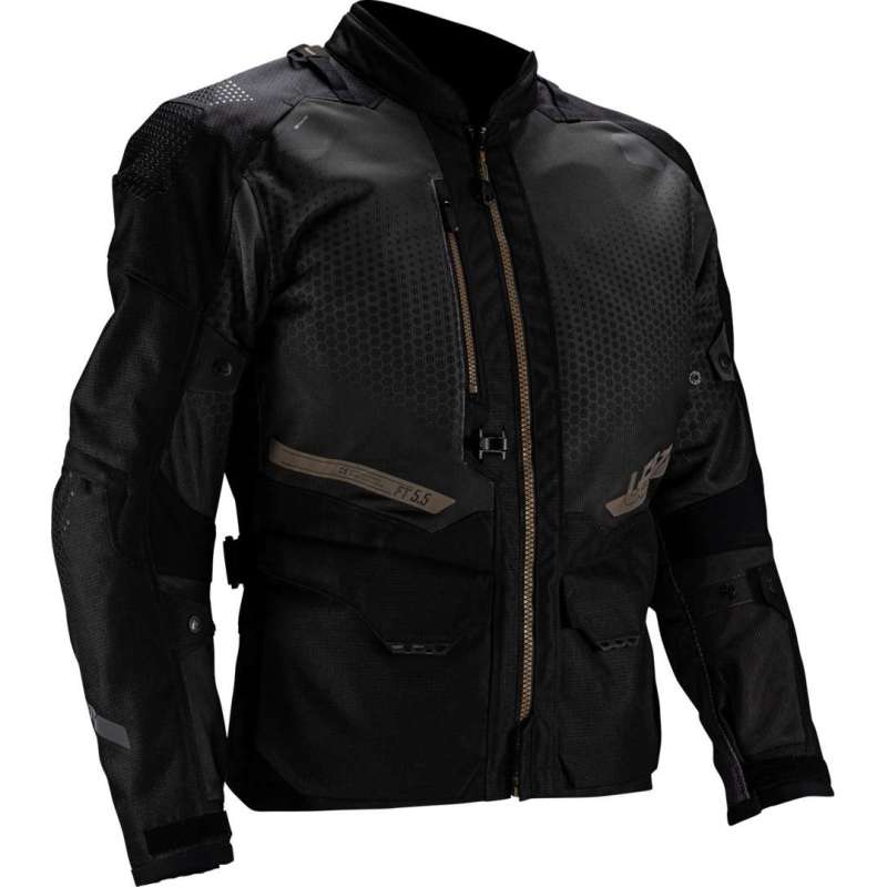 Jacke Leatt ADV FlowTour 5.5 V25 schwarz dunkelgrau gold
