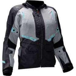 Veste Leatt ADV FlowTour 5.5 Women V25 gris foncé beige turquoise