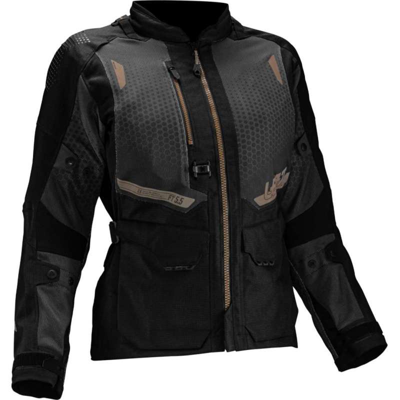 Jacke Leatt ADV FlowTour 5.5 Women V25 schwarz dunkelgrau gold