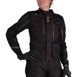 Jacke Leatt ADV Multitour 5.5 Women V25 dunkelgrau schwarz gold