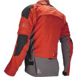 Jacke Leatt ADV Rally 5.5 V25 rot orange grau schwarz
