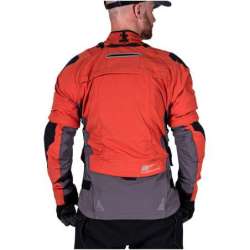 Jacke Leatt ADV Rally 5.5 V25 rot orange grau schwarz
