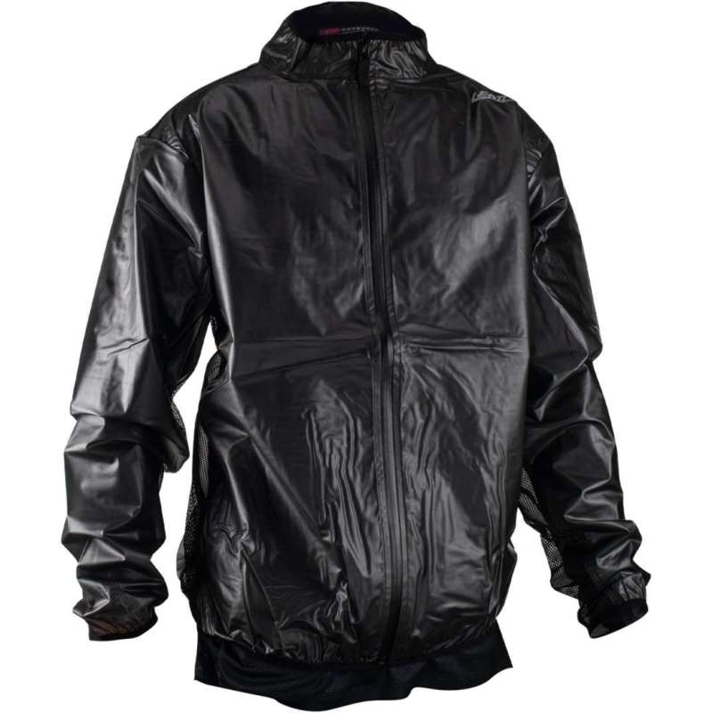Regenjacke Leatt Race Cover Smoke schwarz