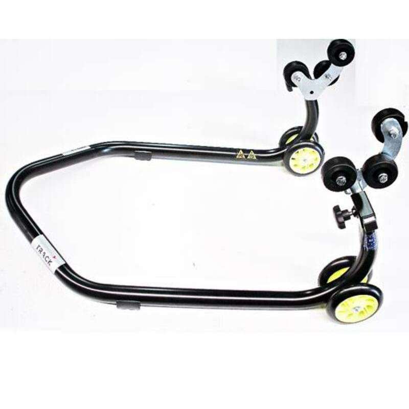 Béquille de stand arrière BIHR Home Track noir mat démontable support inclus Quad/ATV