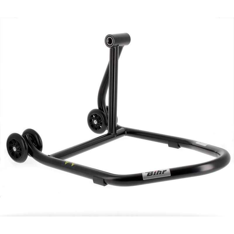 Béquille de stand monobras droite BIHR Home Track noir mat roues noir