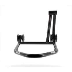 Béquille de stand monobras droite BIHR Home Track noir mat roues noir