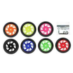 Béquille de stand monobras droite BIHR Home Track noir mat roues noir