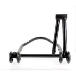 Béquille de stand monobras gauche BIHR Home Track noir mat roues noir