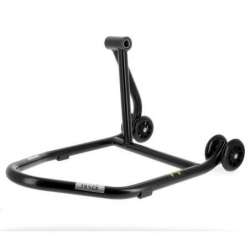 Béquille de stand monobras gauche BIHR Home Track noir mat roues noir