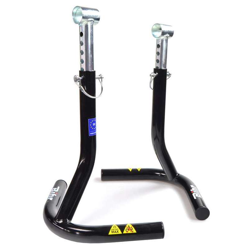 BIHR zentrale Standstütze für Racing Fußrasten - Ausziehbar 390mm-480mm