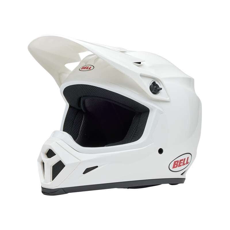 Casque Cross BELL MX-9 Mips - Gloss Solid White