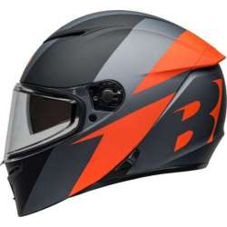 Casque Intégral BELL Lithium - Shear Matte Gray/Orange