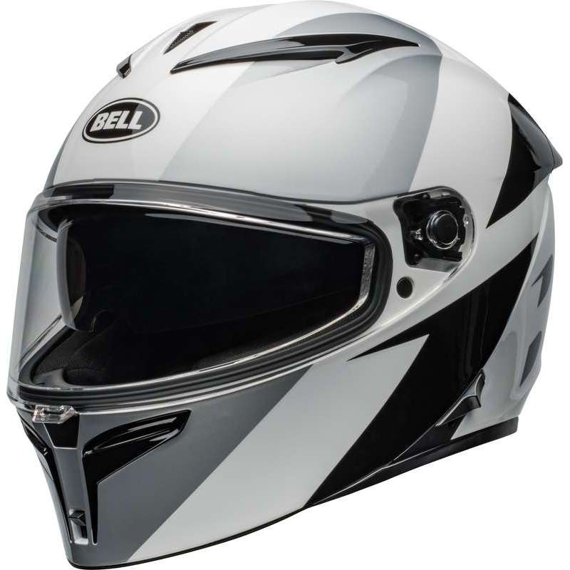 Casque Intégral BELL Lithium - Shear Gloss Silver/White