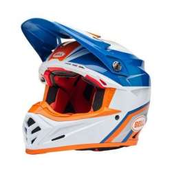 Crosshelm BELL Moto-9S Flex - Merchant Gloss Orange/Blue