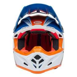 Crosshelm BELL Moto-9S Flex - Merchant Gloss Orange/Blue