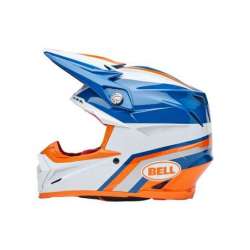 Crosshelm BELL Moto-9S Flex - Merchant Gloss Orange/Blue